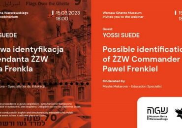 Webinar | Possible identification of ŻZW Commander Pawel Frenkiel