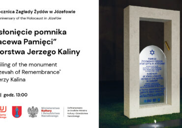 Odsłonięcie pomnika „Macewa Pamięci