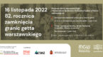 Obchody 82. rocznicy zamknięcia granic getta warszawskiego