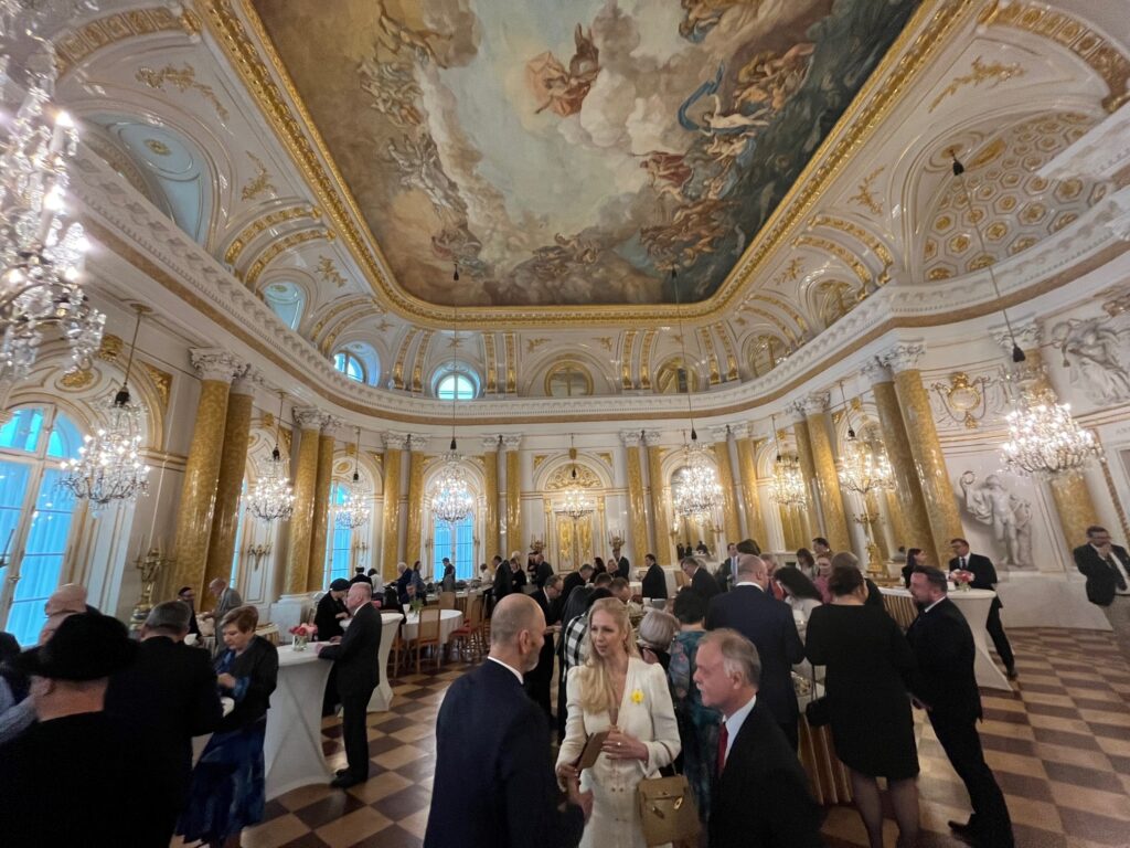 Przemówienie Gideona Nissenbauma na Zamku Królewskim