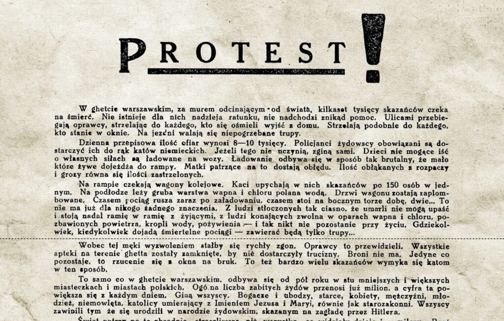 Treść protestu